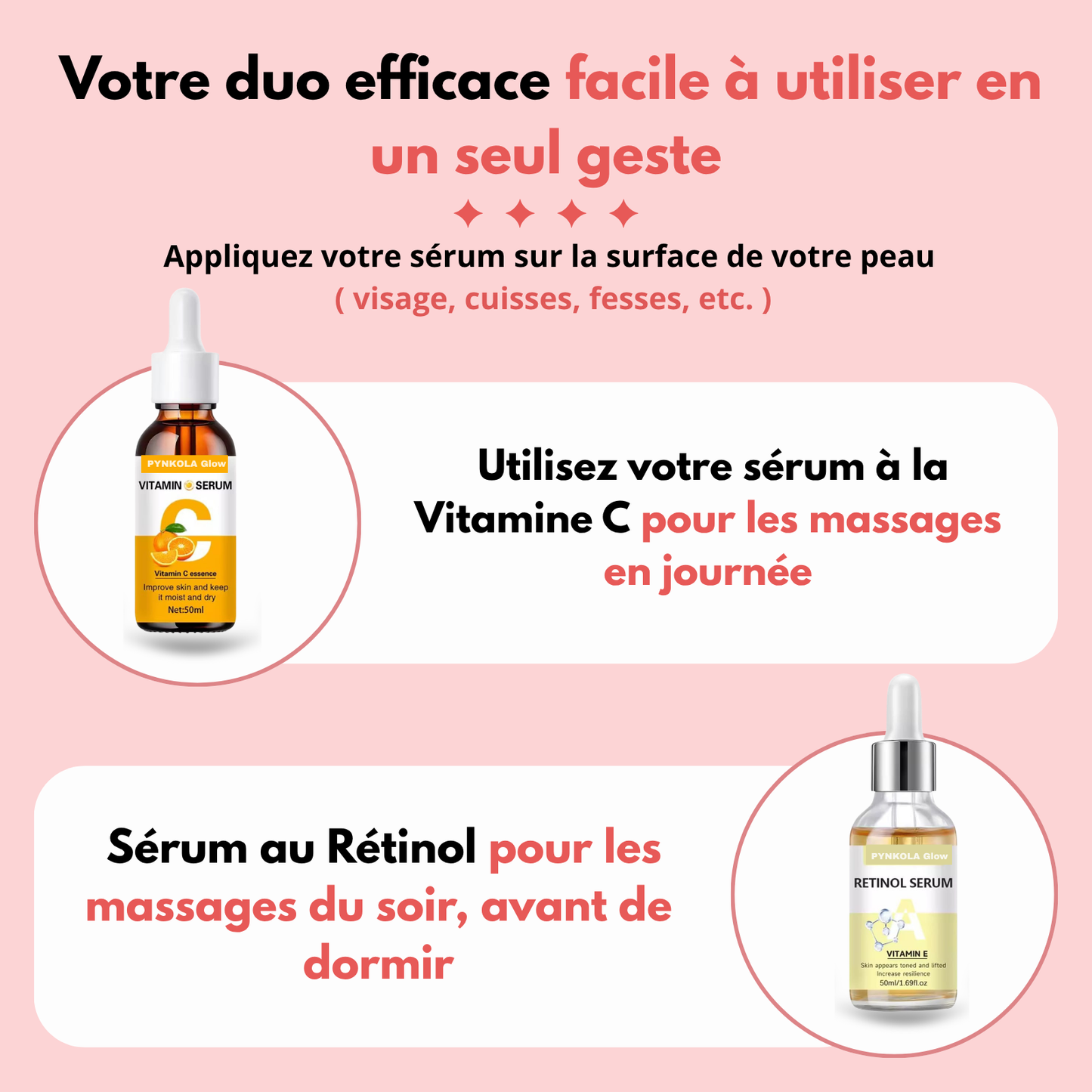 Duo Skin Glow : Vitamine C + Rétinol