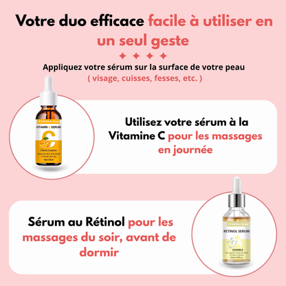 Duo Skin Glow : Vitamine C + Rétinol